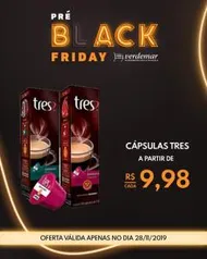 Cápsulas Três [Lojas físicas Verdemar BH] - R$10