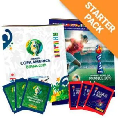 Albúm Copa América e Copa Feminina 2019 + 40 Envelopes