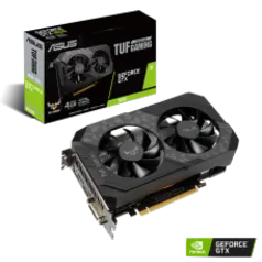 Placa de Vídeo Asus, TUF Gaming GeForce, GTX 1650 Dual, 4GB, GDDR6, 128Bit, TUF-GTX1650-4GD6-GAMING