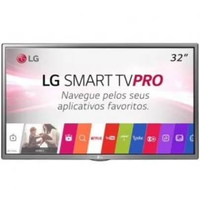 Smart TV LG LED 32" HD 32LJ601C Prata