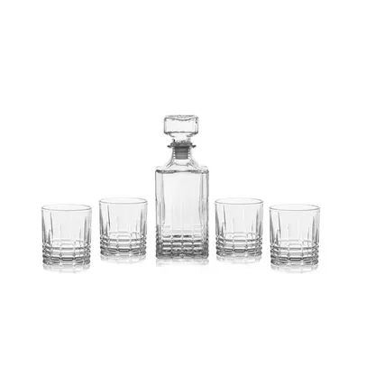 [Reembalado] Conjunto para Whisky ou Licor 5 Peças em Vidro (Garrafa 900ml) Up Home - UD271X 