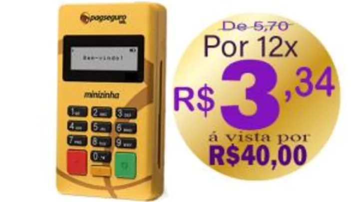 Minizinha do PagSeguro | R$40