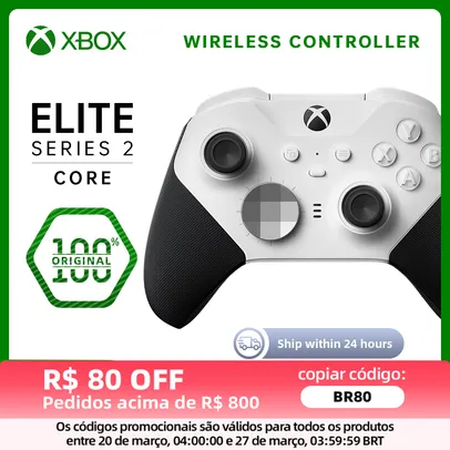 Controle Sem Fio XBOX Elite Series 2 Branco