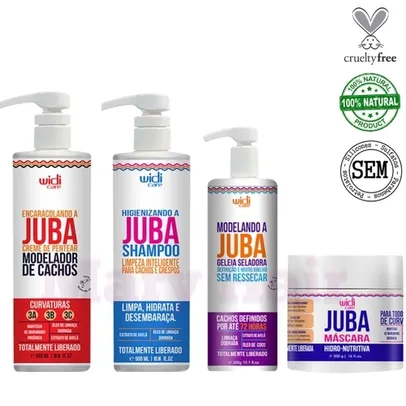 Encaracolando A Juba + Geleia + Shampoo +másc Widi Care