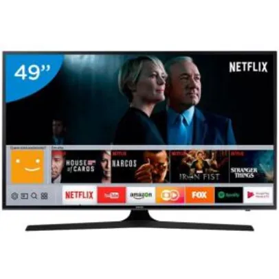 Smart TV LED 49" Ultra-HD UN49MU6100 Samsung - Bivolt por R$ 1400