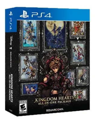 Kingdom Hearts All-in-one Package Ps4 Midia Fisica 10 Jogos