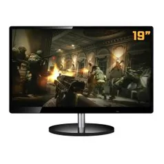 Monitor Pctop 19 Pol, HD, 60Hz, 5 Ms, HDMI-VGA, TDD-DM1900KB - R$359