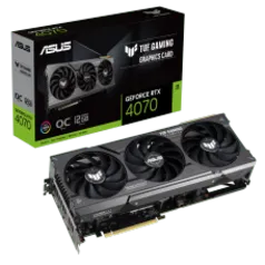 Placa de Vídeo Asus TUF Gaming GeForce RTX 4070 OC Edition, 12GB, GDDR6X, DLSS, Ray Tracing, TUF-RTX4070-O12G-GAMING