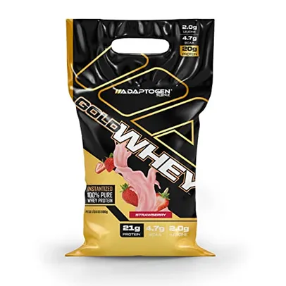 Gold Whey 900g Refil - Adaptogen Sabor:Morango