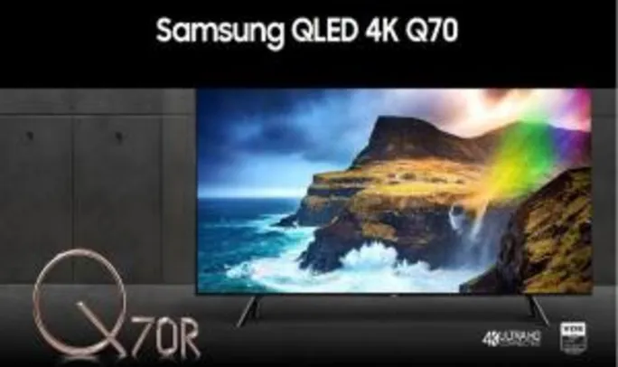 Smart TV QLED 55'' Samsung 55Q70 Ultra HD 4K | R$3860