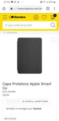 Capa Smart Cover Apple (a partir de R$35,11)