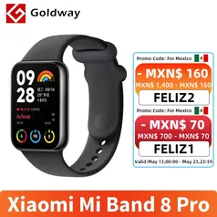 Smartwatch Xiaomi-bracelet gray Mi Band 8 Pro, Écran Amoled 1.74 