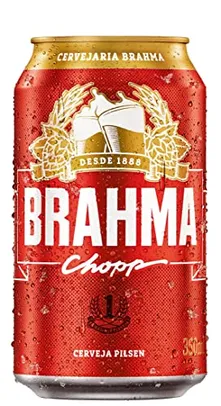 Cerveja Brahma Chopp, Lata, 350ml 1un