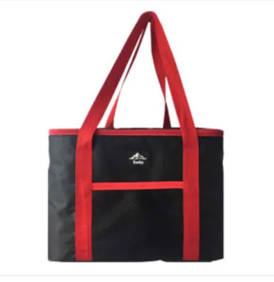 Bolsa Térmica 12 litros Switz SZ1006V-M Preta e Vermelho - R$29,90