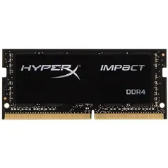 Memória RAM 8GB DDR4 2666Mhz HyperX Impact para notebook | R$310