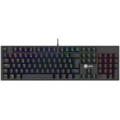 Teclado Mecânico Gamer Ninja Leap, Switch Blue, Rainbow, ABNT2, Black