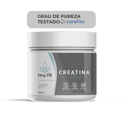 [RECORRÊNCIA] Creatina 100% Pura - Monohidratada, Laudo de Pureza Disponível - 300g - Livre de Metais Pesados