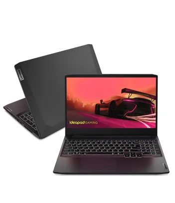 Notebook ideapad Gaming 3 R7-5800H 16GB 512GB SSD PCIe RTX 3060 6GB 15.6" FHD Linux 82MJS00100