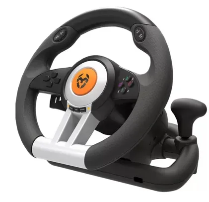 Volante de Jogos NOX Krom K-Wheel para PS4, PS3, Xbox One, PC - NXKROMKWHL