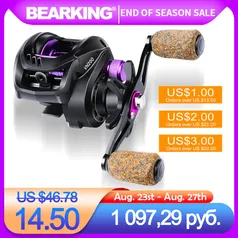 Carretilha para pesca - Marca Bearking - modelo Venom