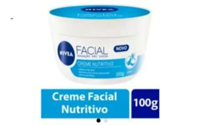 Creme Facial Nivea Nutritivo Nivea 100g | R$21