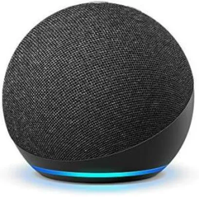 [ Prime ] Novo Echo Dot (4ª Geração): Smart Speaker com Alexa - Cor Preta R$284