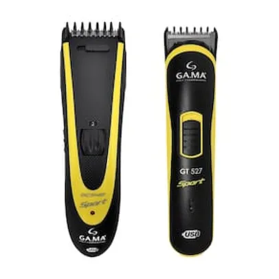 Kit Máquina de Corte GAMA Italy GCS547 Sport USB  Amarelo/Preto