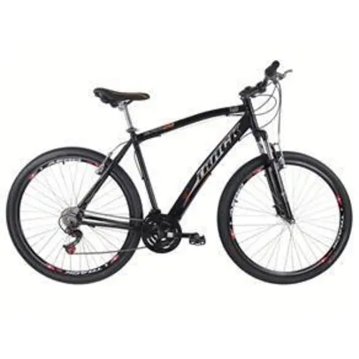 Bicicleta Aro 29 Track e Bikes Black 29 P com Suspensão Dianteira, Freio V-Brake e 21 Marchas