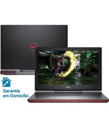 Notebook Dell Inspiron 15 Gaming i15-7567-A10P Intel Core i5 8GB (GeForce GTX 1050 com 4GB) 1TB Tela 15,6" TN Full HD " Windows 10 - Preto 