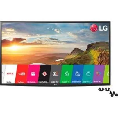 [AMERICANAS] Smart TV LG LED 49'' 49LH5600 Full HD Wi-Fi 2 HDMI 1 USB Painel Ips com Miracast e Widi 60 HZ + Suporte Universal de TV até 120'' Neofix - R$2024