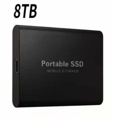 Ssd Portátil 8TB USB/Tipo-C - Alta Capacidade