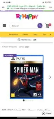 Spider man Miles Morales Ultimate Edition | R$ 249