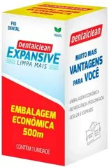 [Prime] Fio dental profissional c/ 500 Metros Dentalclean - Tecnologia Expansive que expande entre os dentes