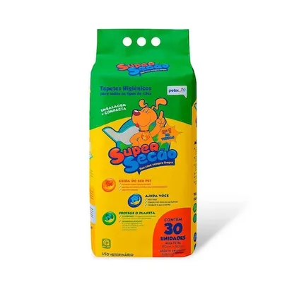 Tapete Higiênico Para Cães 80x60 Super Seção 30 unidades