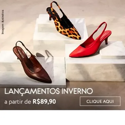 Lançamentos de Inverno a partir de R$ 89,90 na Shoestock