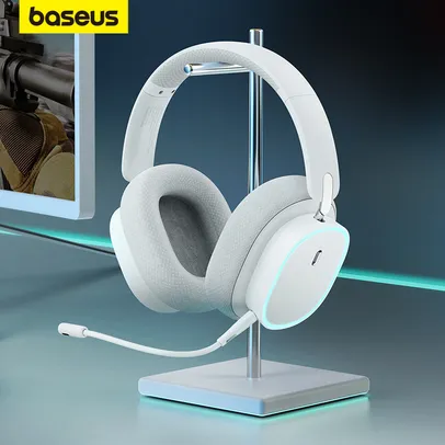 Headset Gaming Baseus AeQur GH02 RGB Com Conexão de Modo Triplo(Bluetooth, 2,4Ghz, Fio), Baixa Latência, Até 40h de Reprodução