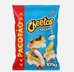 (Com cashback R$ 14,23) 2x Salgadinho Cheetos Onda Requeijão Elma Chips 105g 