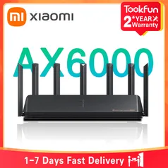 Roteador Xiaomi ax6000 AIOT  Wi-Fi 6