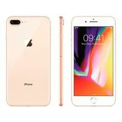 iPhone 8 Apple Plus com 64GB, Tela Retina HD de 5,5”, iOS 12, Dupla Câmera Traseira, Resistente à Água, Wi-Fi, 4G LTE e NFC R$2804