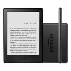 E-reader Amazon Kindle 8ª Geração Tela de 6" Wi-Fi 4G e 4GB de Memória com Tela Touchscreen - R$187