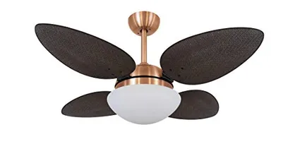 Foto do produto Ventilador De Teto 4 Pás Vr42 Pétalo Palmae Tabaco 127v Volare Volare 110v Cobre