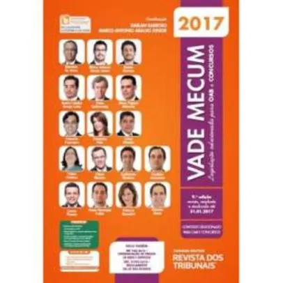 Vade Mecum OAB e Concursos 9ª Edição 2017 por R$125,93