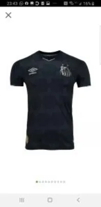 Camisa do Santos III 2019 Umbro - Masculina - R$161