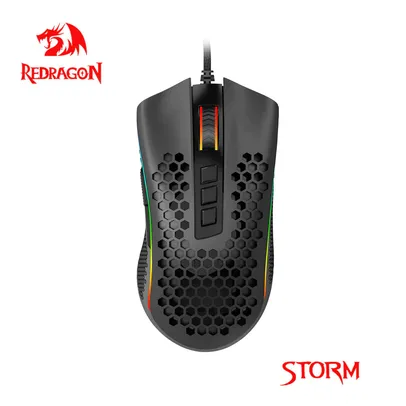 (Novo Usuário) Mouse Gamer Redragon RGB m808 12400 DPI | R$ 74