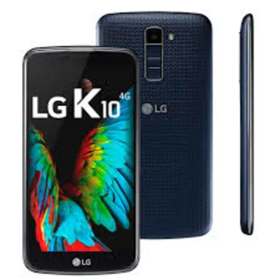 [Americanas]Smartphone LG K10 Dual Chip Android 6 Tela 5.3" 16GB 4G Câmera 13MP TV Digital - Dourado por R$ 720