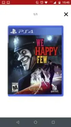 [Mídia Física] Game We Happy Few - PS4 - R$34