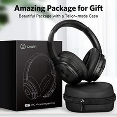 Fone de Ouvido Cowin Se7 Bluetooth Headphone Active Noise Cancelling (ANC) | R$596