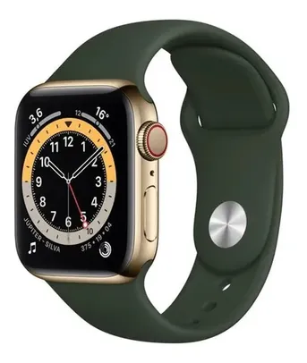 Apple Watch Series 6 (Cellular + Gps) - Caixa De Aço inoxidável 40 mm