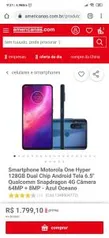 Smartphone Motorola One Hyper 128GB