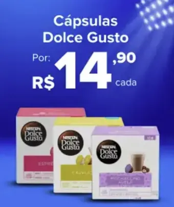 Diversas Sabores Cápsulas Dolce Gusto com 10 Unidades